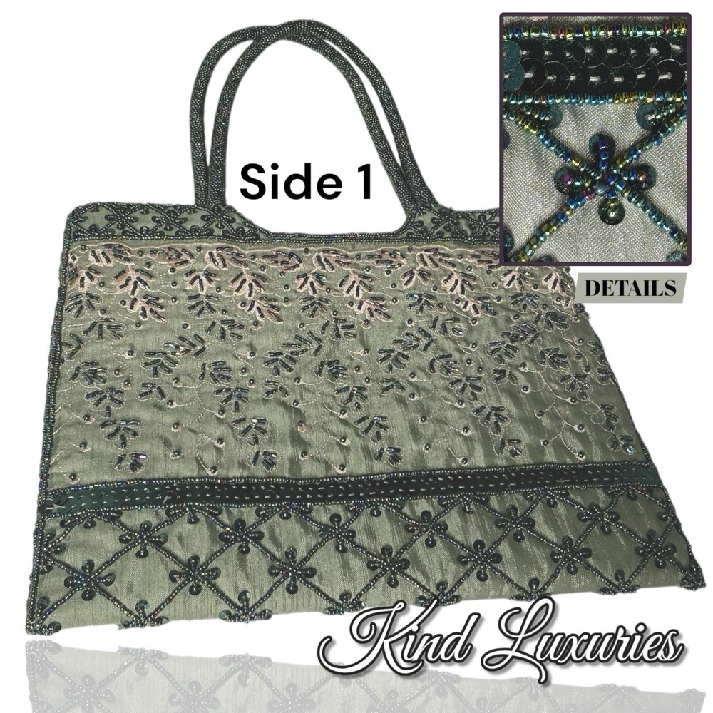 Vintage‎ New Old Stock Beaded And Sequined Bag